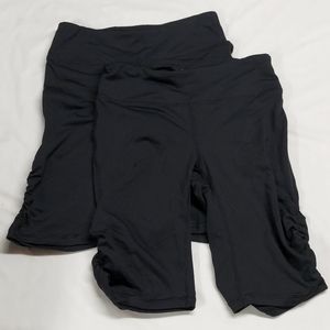 Two pairs of exercise shorts